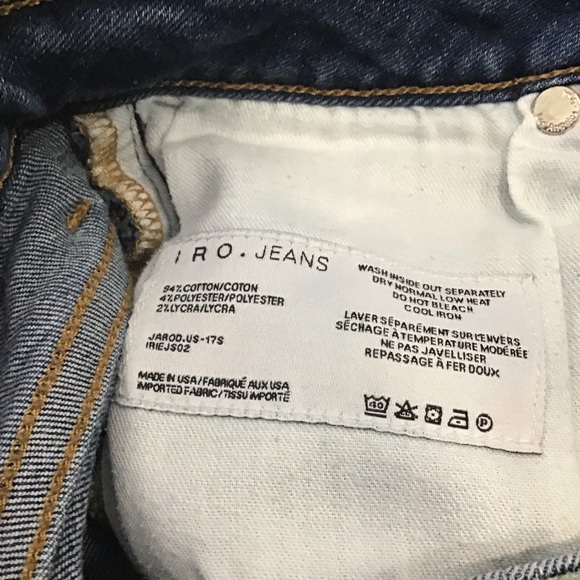 IRO Paris Jarod Jeans Sz. 24 - Picture 6 of 6